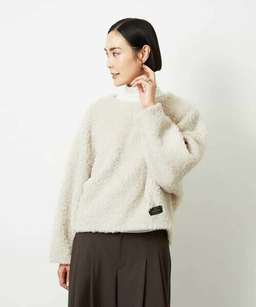 MICHEL KLEIN / ミッシェルクラン シャツ・ブラウス | プードルボアプルオーバー | 詳細1