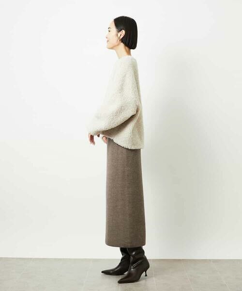 MICHEL KLEIN / ミッシェルクラン シャツ・ブラウス | プードルボアプルオーバー | 詳細10