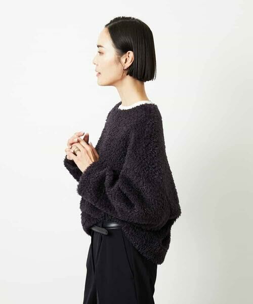 MICHEL KLEIN / ミッシェルクラン シャツ・ブラウス | プードルボアプルオーバー | 詳細18