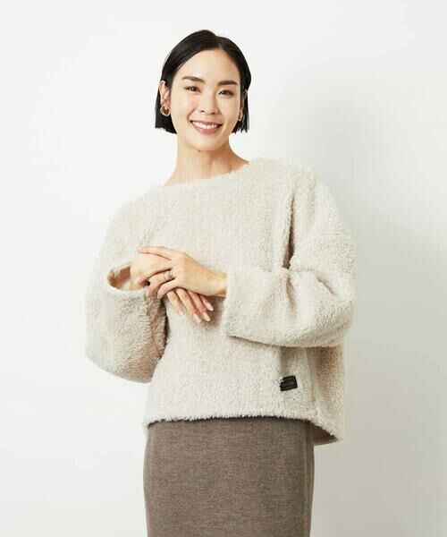 MICHEL KLEIN / ミッシェルクラン シャツ・ブラウス | プードルボアプルオーバー | 詳細6