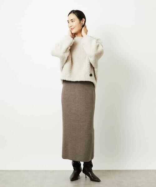 MICHEL KLEIN / ミッシェルクラン シャツ・ブラウス | プードルボアプルオーバー | 詳細8