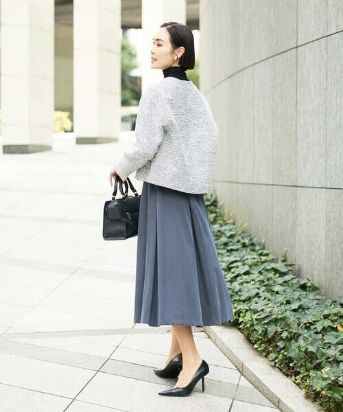 MICHEL KLEIN / ミッシェルクラン セットアップ | [セットアップ対応]ファンシーツイードショートジャケット | 詳細12