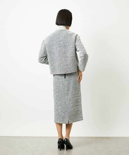 MICHEL KLEIN / ミッシェルクラン セットアップ | [セットアップ対応]ファンシーツイードショートジャケット | 詳細21