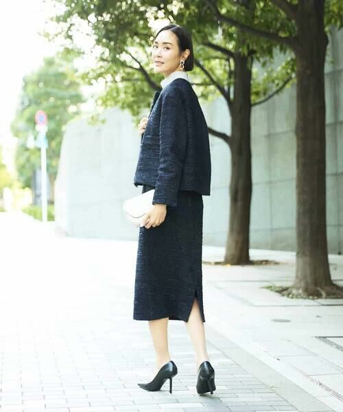 MICHEL KLEIN / ミッシェルクラン セットアップ | [セットアップ対応]ファンシーツイードショートジャケット | 詳細26