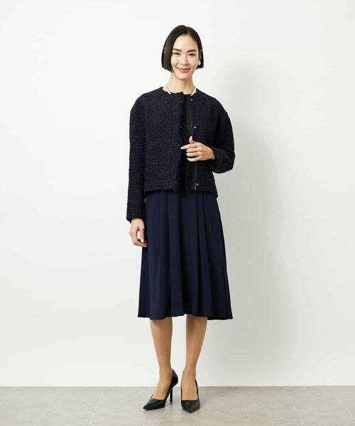 MICHEL KLEIN / ミッシェルクラン セットアップ | [セットアップ対応]ファンシーツイードショートジャケット | 詳細30