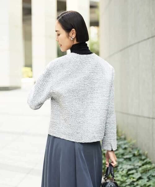 MICHEL KLEIN / ミッシェルクラン セットアップ | [セットアップ対応]ファンシーツイードショートジャケット | 詳細9