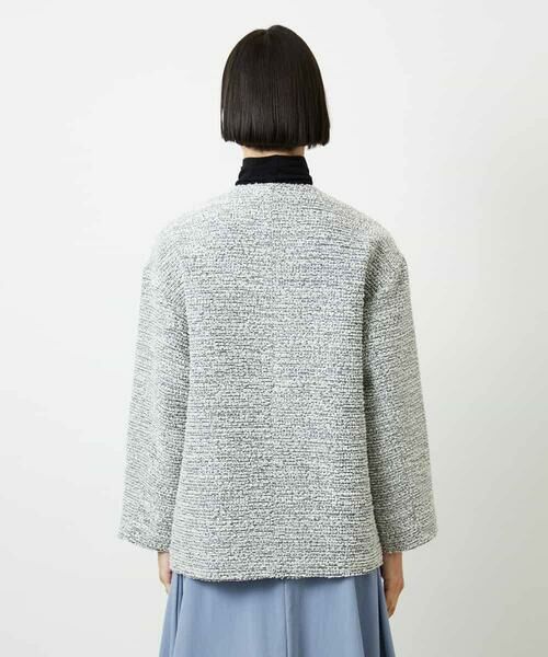 MICHEL KLEIN / ミッシェルクラン セットアップ | [セットアップ対応]ファンシーツイードロングジャケット | 詳細23