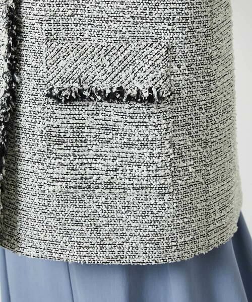 MICHEL KLEIN / ミッシェルクラン セットアップ | [セットアップ対応]ファンシーツイードロングジャケット | 詳細26