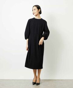 MICHEL KLEIN / ミッシェルクラン ロング・マキシ丈ワンピース | ［オケージョン/セレモニー］スリーブコンシャスワンピース