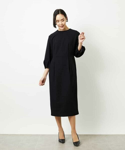 MICHEL KLEIN / ミッシェルクラン ロング・マキシ丈ワンピース | ［オケージョン/セレモニー］スリーブコンシャスワンピース | 詳細10