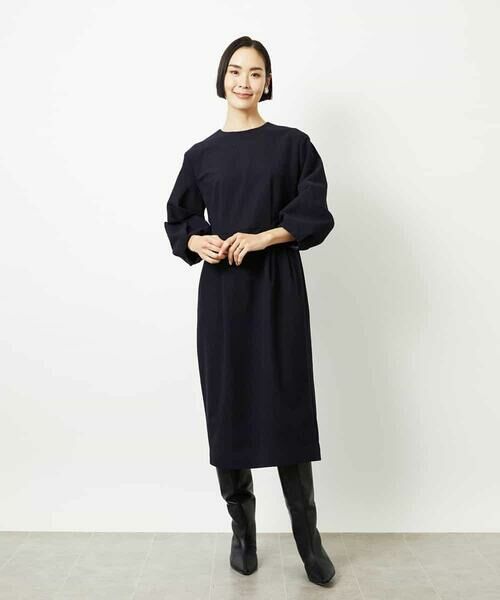 MICHEL KLEIN / ミッシェルクラン ロング・マキシ丈ワンピース | ［オケージョン/セレモニー］スリーブコンシャスワンピース | 詳細4