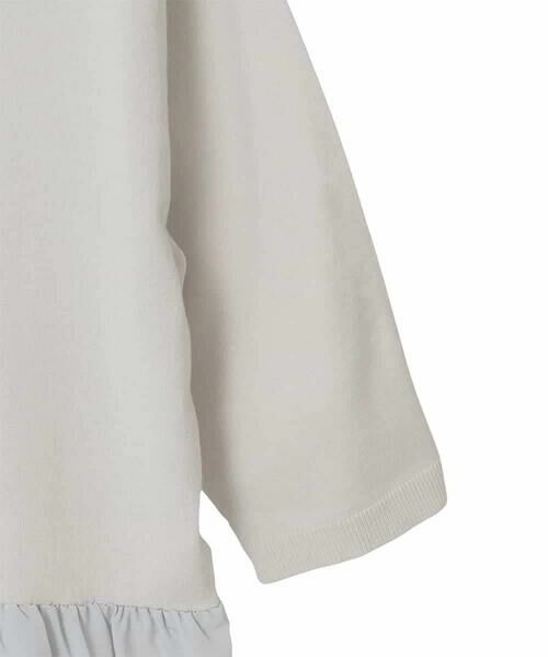 MICHEL KLEIN / ミッシェルクラン ニット・セーター | 裾切替フレアニットプルオーバー | 詳細3
