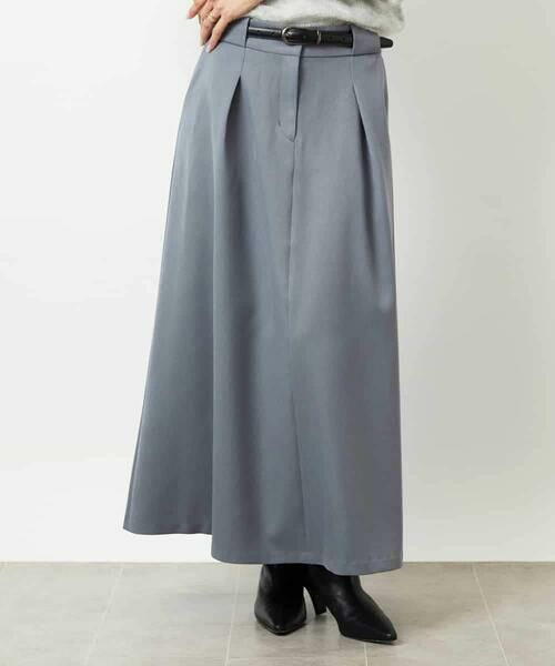 MICHEL KLEIN / ミッシェルクラン ロング・マキシ丈スカート | ミモレ丈Aラインスカート | 詳細1