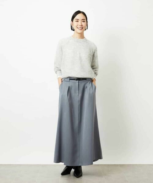 MICHEL KLEIN / ミッシェルクラン ロング・マキシ丈スカート | ミモレ丈Aラインスカート | 詳細4