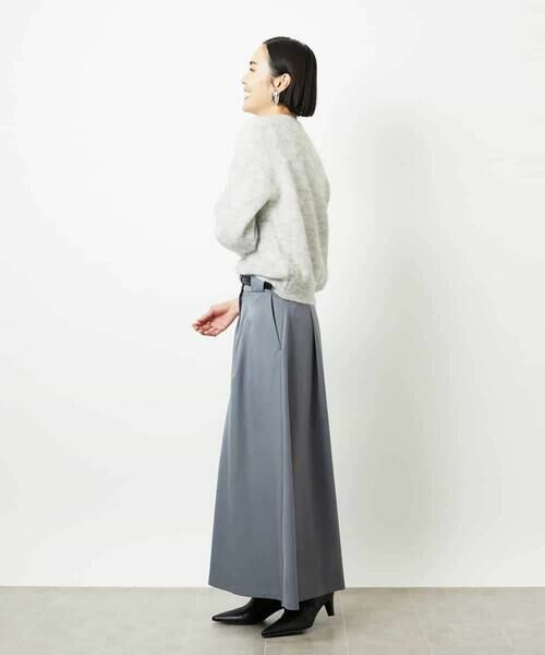 MICHEL KLEIN / ミッシェルクラン ロング・マキシ丈スカート | ミモレ丈Aラインスカート | 詳細5