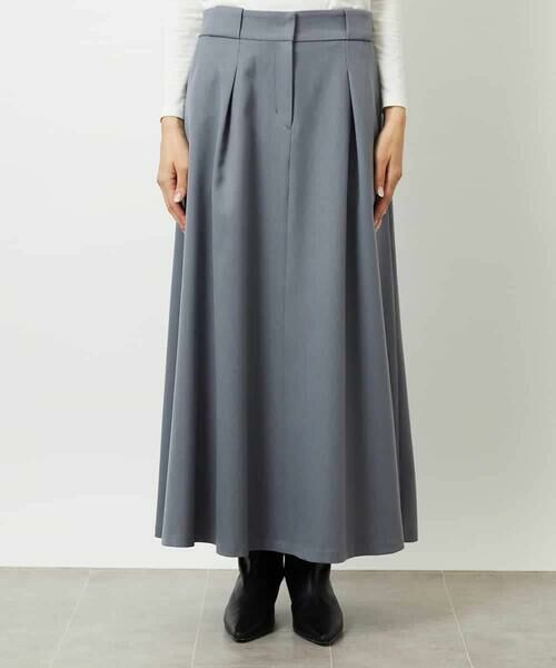 MICHEL KLEIN / ミッシェルクラン ロング・マキシ丈スカート | ミモレ丈Aラインスカート | 詳細9