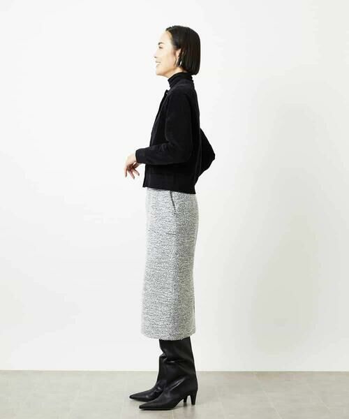 MICHEL KLEIN / ミッシェルクラン ロング・マキシ丈スカート | [セットアップ対応]ファンシーツイードタイトスカート | 詳細16