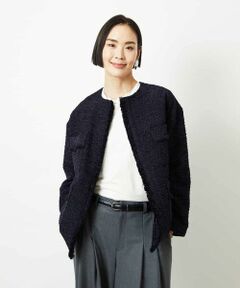 MICHEL KLEIN / ミッシェルクラン カットソー | ［レイヤードに最適］シアークルーネックPO