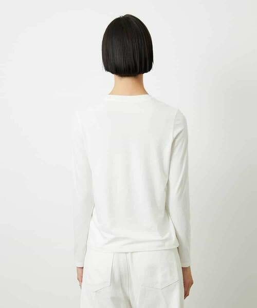 MICHEL KLEIN / ミッシェルクラン カットソー | ［レイヤードに最適］シアークルーネックPO | 詳細19