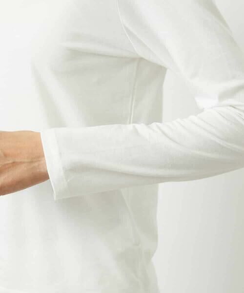 MICHEL KLEIN / ミッシェルクラン カットソー | ［レイヤードに最適］シアークルーネックPO | 詳細6