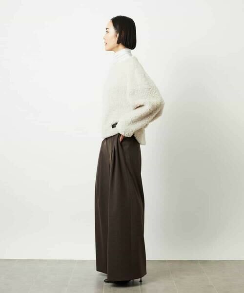 MICHEL KLEIN / ミッシェルクラン その他パンツ | チェック柄2タックワイドパンツ | 詳細7