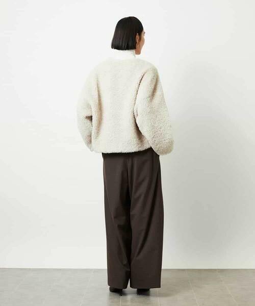 MICHEL KLEIN / ミッシェルクラン その他パンツ | チェック柄2タックワイドパンツ | 詳細8