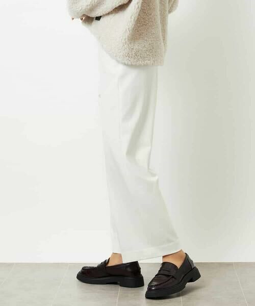 MICHEL KLEIN / ミッシェルクラン その他パンツ | ［定番人気］ストレッチ裏起毛ワイドパンツ | 詳細2