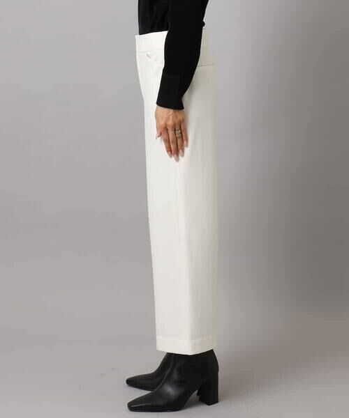 MICHEL KLEIN / ミッシェルクラン その他パンツ | ［定番人気］ストレッチ裏起毛ワイドパンツ | 詳細22