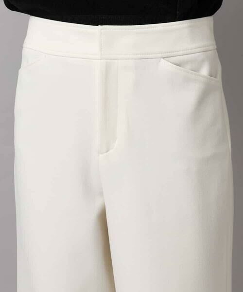 MICHEL KLEIN / ミッシェルクラン その他パンツ | ［定番人気］ストレッチ裏起毛ワイドパンツ | 詳細27