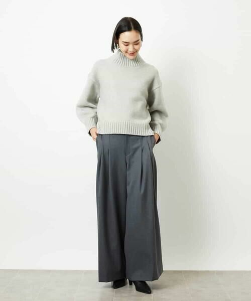 MICHEL KLEIN / ミッシェルクラン その他パンツ | 2タックワイドパンツ | 詳細13