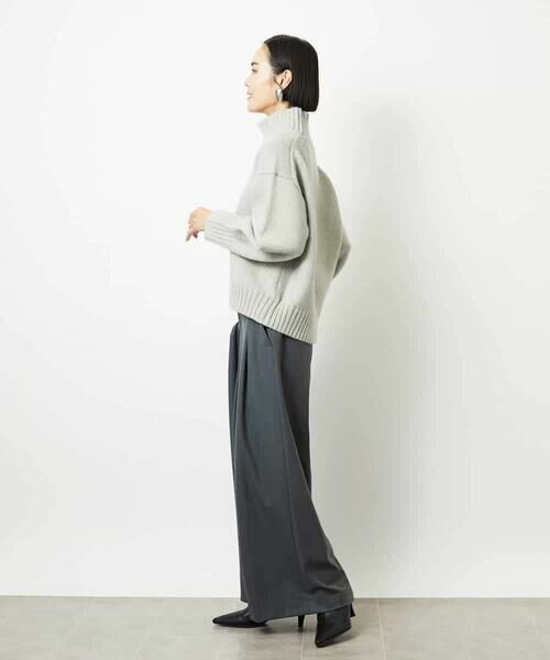 MICHEL KLEIN / ミッシェルクラン その他パンツ | 2タックワイドパンツ | 詳細14