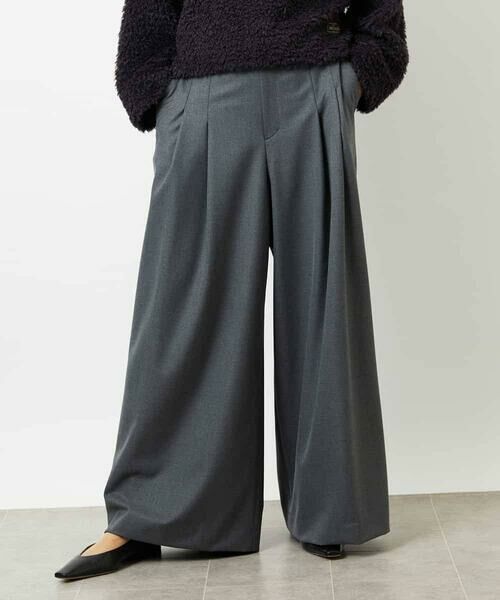 MICHEL KLEIN / ミッシェルクラン その他パンツ | 2タックワイドパンツ | 詳細16