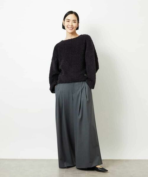 MICHEL KLEIN / ミッシェルクラン その他パンツ | 2タックワイドパンツ | 詳細18