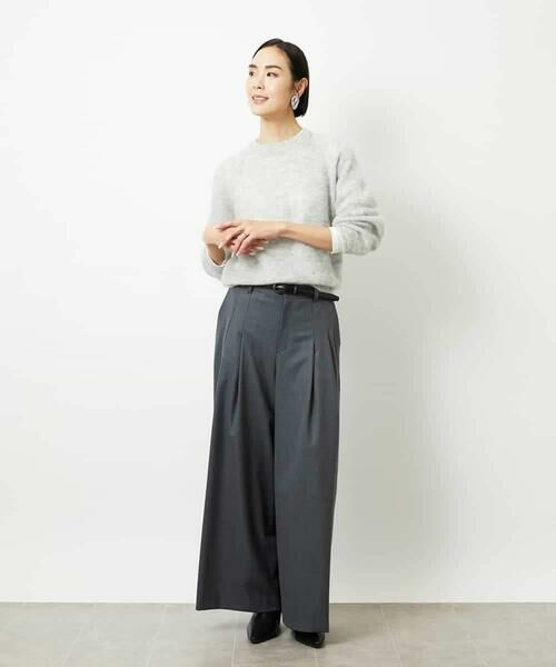 MICHEL KLEIN / ミッシェルクラン その他パンツ | 2タックワイドパンツ | 詳細22