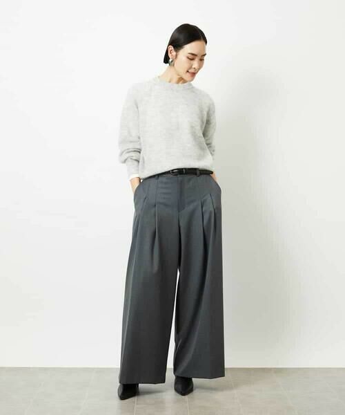 MICHEL KLEIN / ミッシェルクラン その他パンツ | 2タックワイドパンツ | 詳細23