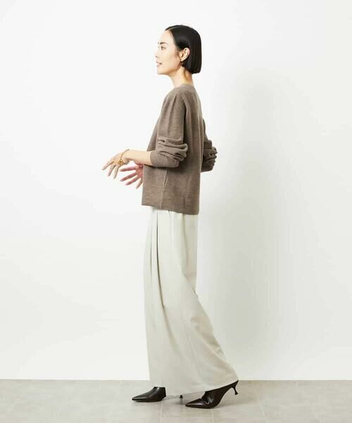 MICHEL KLEIN / ミッシェルクラン その他パンツ | 2タックワイドパンツ | 詳細8