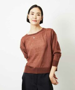 MICHEL KLEIN / ミッシェルクラン カーディガン・ボレロ | 2WAYシアーニットカーディガン