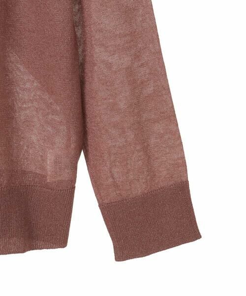 MICHEL KLEIN / ミッシェルクラン カーディガン・ボレロ | 2WAYシアーニットカーディガン | 詳細3
