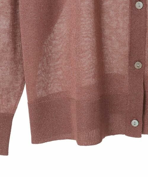 MICHEL KLEIN / ミッシェルクラン カーディガン・ボレロ | 2WAYシアーニットカーディガン | 詳細4