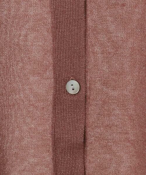 MICHEL KLEIN / ミッシェルクラン カーディガン・ボレロ | 2WAYシアーニットカーディガン | 詳細5