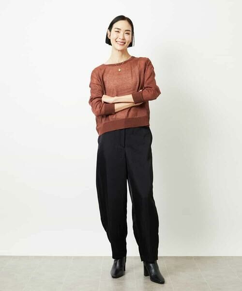 MICHEL KLEIN / ミッシェルクラン カーディガン・ボレロ | 2WAYシアーニットカーディガン | 詳細14