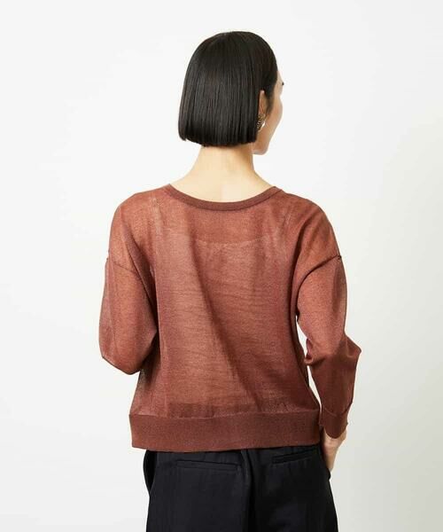 MICHEL KLEIN / ミッシェルクラン カーディガン・ボレロ | 2WAYシアーニットカーディガン | 詳細19