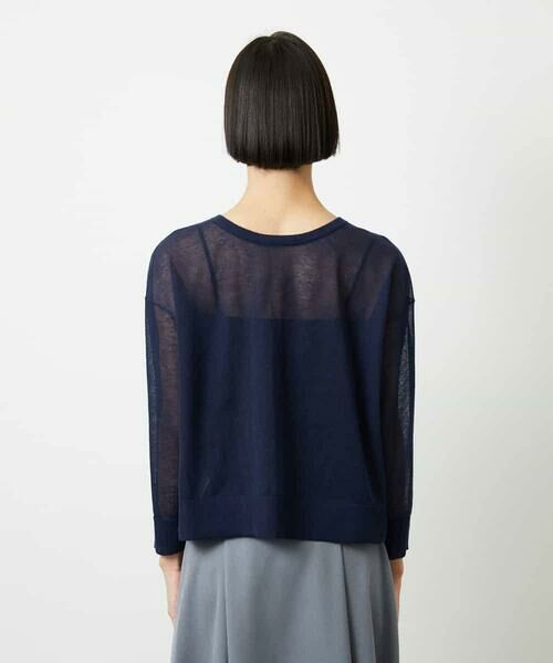 MICHEL KLEIN / ミッシェルクラン カーディガン・ボレロ | 2WAYシアーニットカーディガン | 詳細22