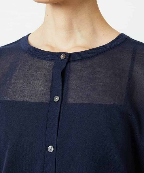 MICHEL KLEIN / ミッシェルクラン カーディガン・ボレロ | 2WAYシアーニットカーディガン | 詳細23