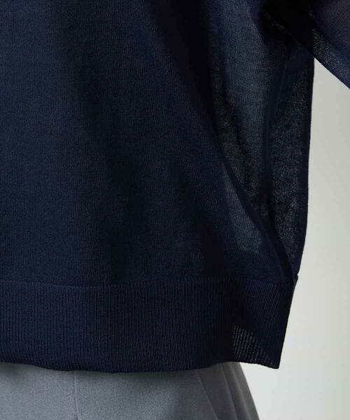 MICHEL KLEIN / ミッシェルクラン カーディガン・ボレロ | 2WAYシアーニットカーディガン | 詳細25