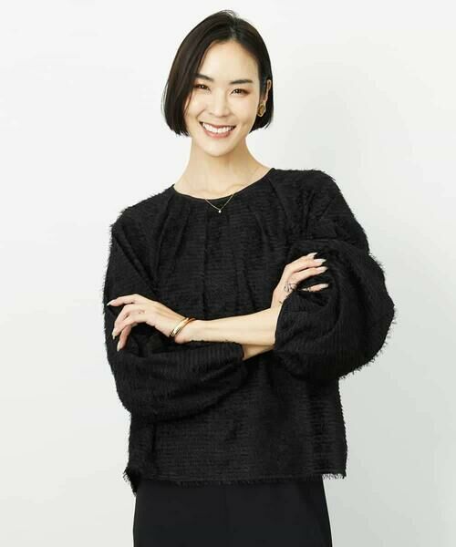 MICHEL KLEIN / ミッシェルクラン シャツ・ブラウス | [セットアップ対応]袖ボリュームブラウス | 詳細1