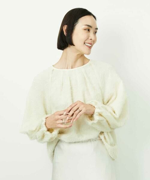 MICHEL KLEIN / ミッシェルクラン シャツ・ブラウス | [セットアップ対応]袖ボリュームブラウス | 詳細12