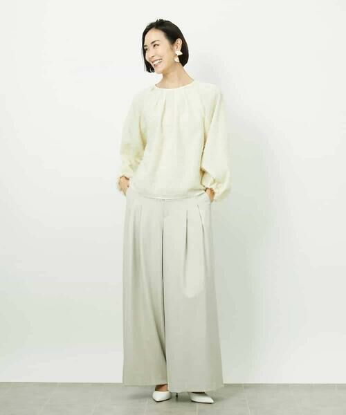 MICHEL KLEIN / ミッシェルクラン シャツ・ブラウス | [セットアップ対応]袖ボリュームブラウス | 詳細17