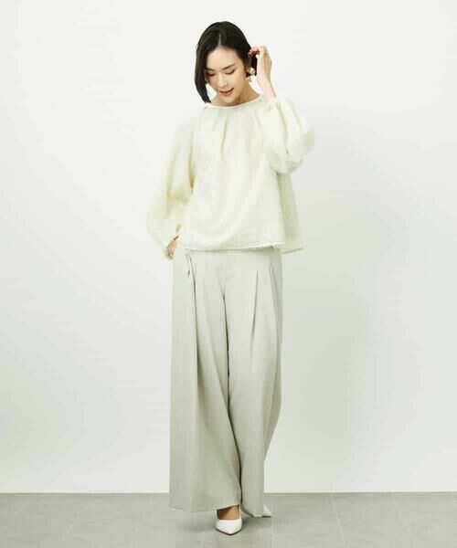 MICHEL KLEIN / ミッシェルクラン シャツ・ブラウス | [セットアップ対応]袖ボリュームブラウス | 詳細18