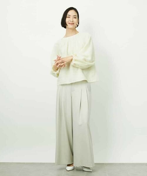 MICHEL KLEIN / ミッシェルクラン シャツ・ブラウス | [セットアップ対応]袖ボリュームブラウス | 詳細19